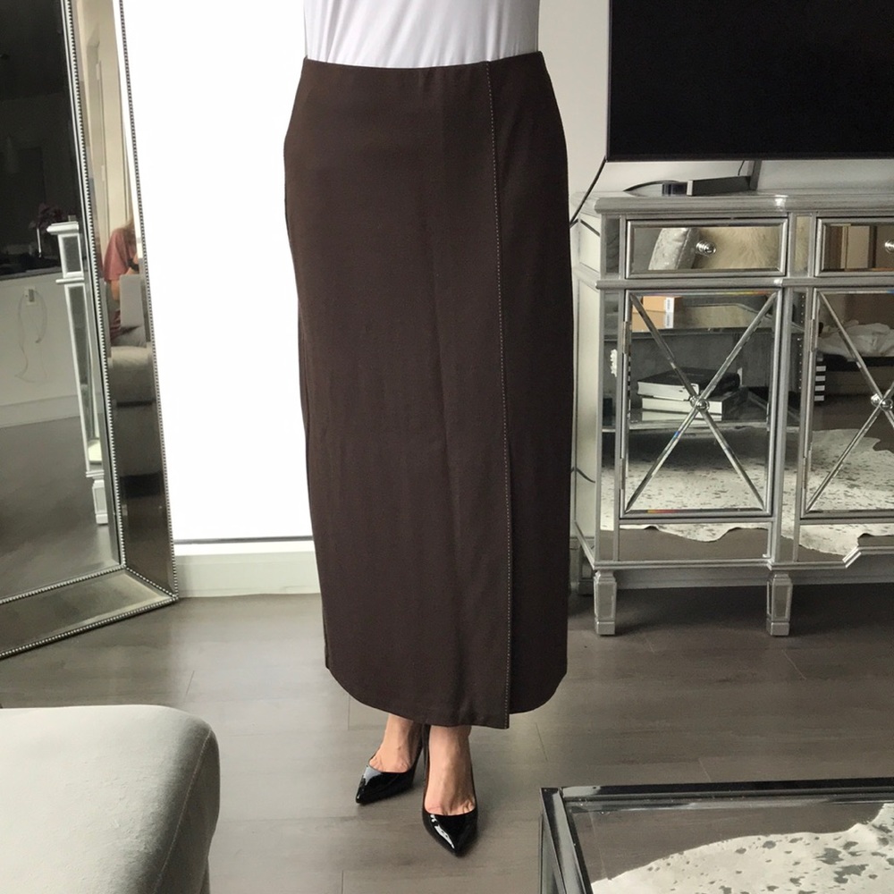 Long brown skirt